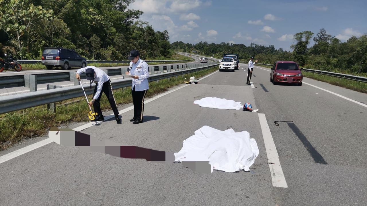 Fatal motorcycle accident claims two lives on Pan Borneo Highway ...