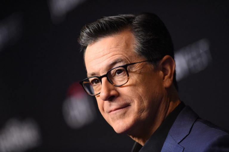 FILES-US-POLITICS-MEDIA-COLBERT-TRUMP